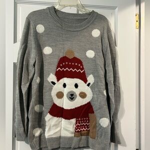 Acrylic Bear Sweater size L